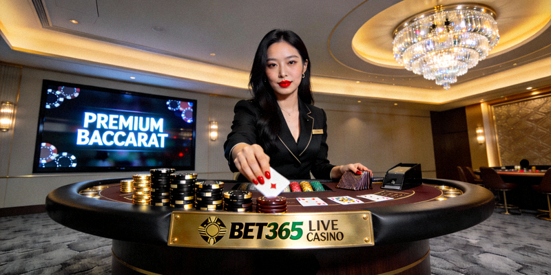 벳365 라이브 카지노 및 아시아계 딜러가 진행하는 프리미엄 바카라 테이블